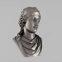 Printable bust of  Aphrodite Free 3D print model