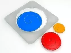 printable spirograph kit Free 3D print model