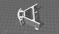 Printed Frame Kit Kossel 3D Printer   for free Free 3D print model