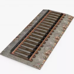 Railroad 3D model