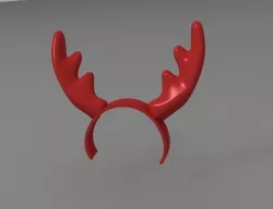 Reindeer Horns Free 3D print model