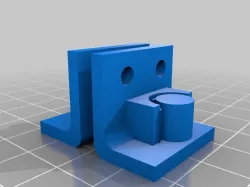 RepRap Pro Ormerod iamburnys Y-axis Belt Clamp - Parametric Free 3D print model