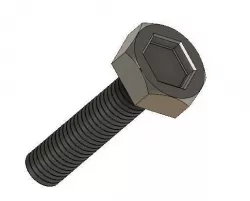 RH UNC 2A Bolt Free 3D print model
