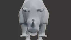 rhino blender Free 3D print model