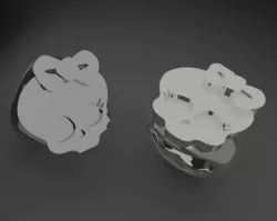 Ring Monter High for my girl Free 3D print model