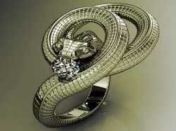 RING  SNAKE   3D print model-stl  Free 3D print model