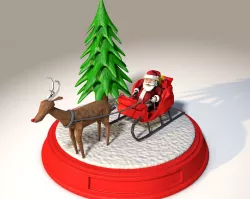 santa claus  Free 3D print model