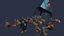 Scrap vehicles 3D model