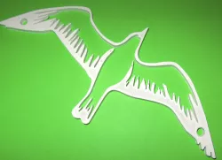 seagull plaque Free 3D print model