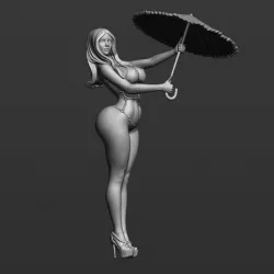 sexy Mary Poppins Free 3D print model