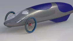 Shell Electric Eco Car2016 King Saud University  Free 3D print model