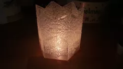Snowflake Light holder Free 3D print model