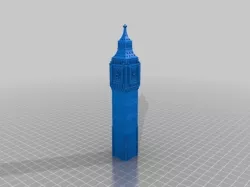 Solid Big Ben Free 3D print model