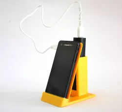 Sony Xperia SX phone and powerbank holder Free 3D print model