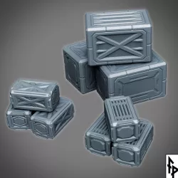 Space Crates Free 3D print model