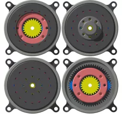 Split planetary reducer Free 3D print model