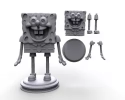 Spongebob squarepants standstill version Free 3D print model