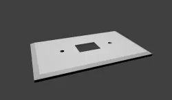 Standard light switch cover Free 3D print model