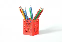 Step by step Desk Organizer Free 3D print model