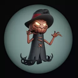 Stylized Pumpkin  Free 3D print model
