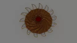 sun decoration Free 3D print model