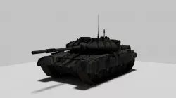 Tank T90 Low-poly  3D model