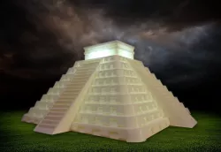 Temple of Kukulkan at Chichen Itza Desktop Model Free 3D print model