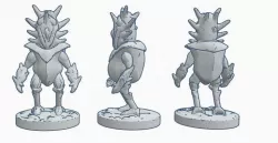 Terra-Play Adventure Tile Miniatures - Forest Demon Free 3D print model