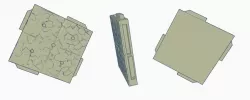 Terra-Play Adventure Tiles - Cobblestone Dungeon Tile A Free 3D print model