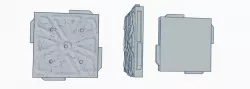 Terra-Play Adventure Tiles - Cobblestone Dungeon Tile C Free 3D print model