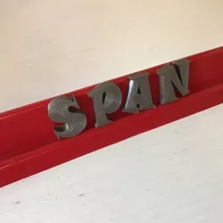 Test SNAP font  3d letters  free download Free 3D print model