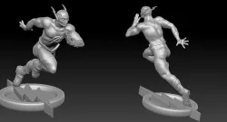 The Flash 3D print model Free 3D print model Free 3D print model