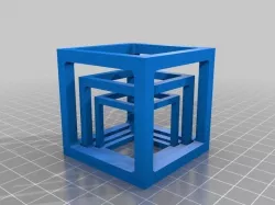 The Triple Cube Bridge Test Free 3D print model