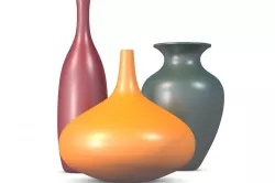 Three Vases 3D model