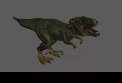 Tiger Fighter Figurine 3D Scan Free 3D print model