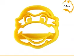 TMNT Ninja Turtle Cookie Cutter Fruit Cake Biscuit Mold Decor Free 3D print model