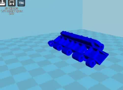 track  tank panther scale 1 10 Free 3D print model
