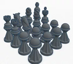 Trad Chess Free 3D print model