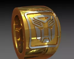 Transformers ring Free 3D print model