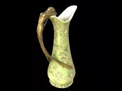 Vase with mermaid Free 3D print model