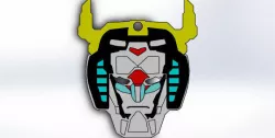 Voltron Medallion Free 3D print model