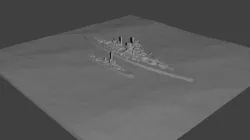 Waterline Base Template for Naval Miniatures Free 3D print model