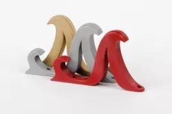 Wave - wall coat hanger Free 3D print model