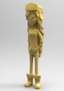 Wendy Corduroy  Free 3D print model