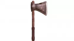 Worn Axe Low-poly  3D model