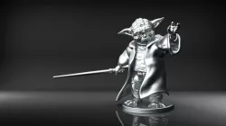 Yoda Bookend Free 3D print model