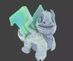 Young Dragon 3D model