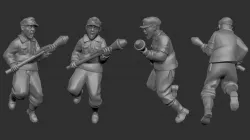 Young volkssturm fighter Free 3D print model