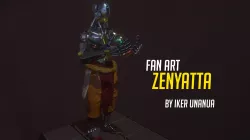 Zenyatta overwatch Free 3D print model