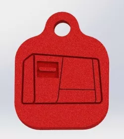 ZEUS 3D Printer Key Chain Free 3D print model